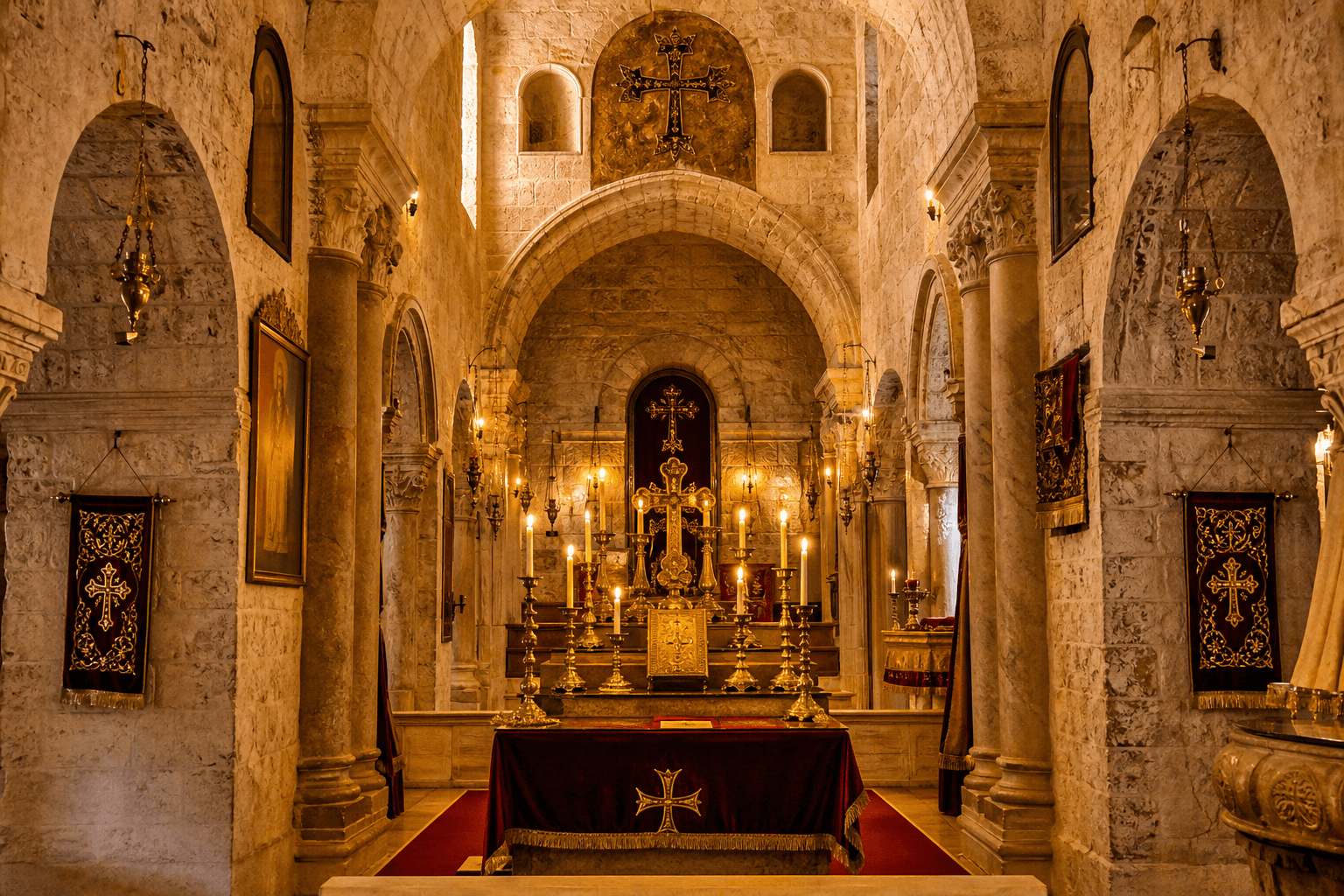 Kilise iç mekanı - geri getirme büyüsü